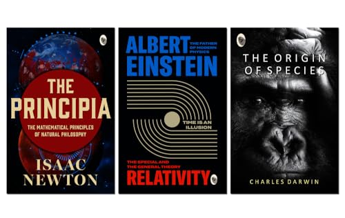 Greatest Scientific Minds (Boxed Set of 3): Charles Darwin, Albert Einstein, Isaac Newton - Origin of Species | Relativity: The General and The Special Theory | The Principia - Image 2
