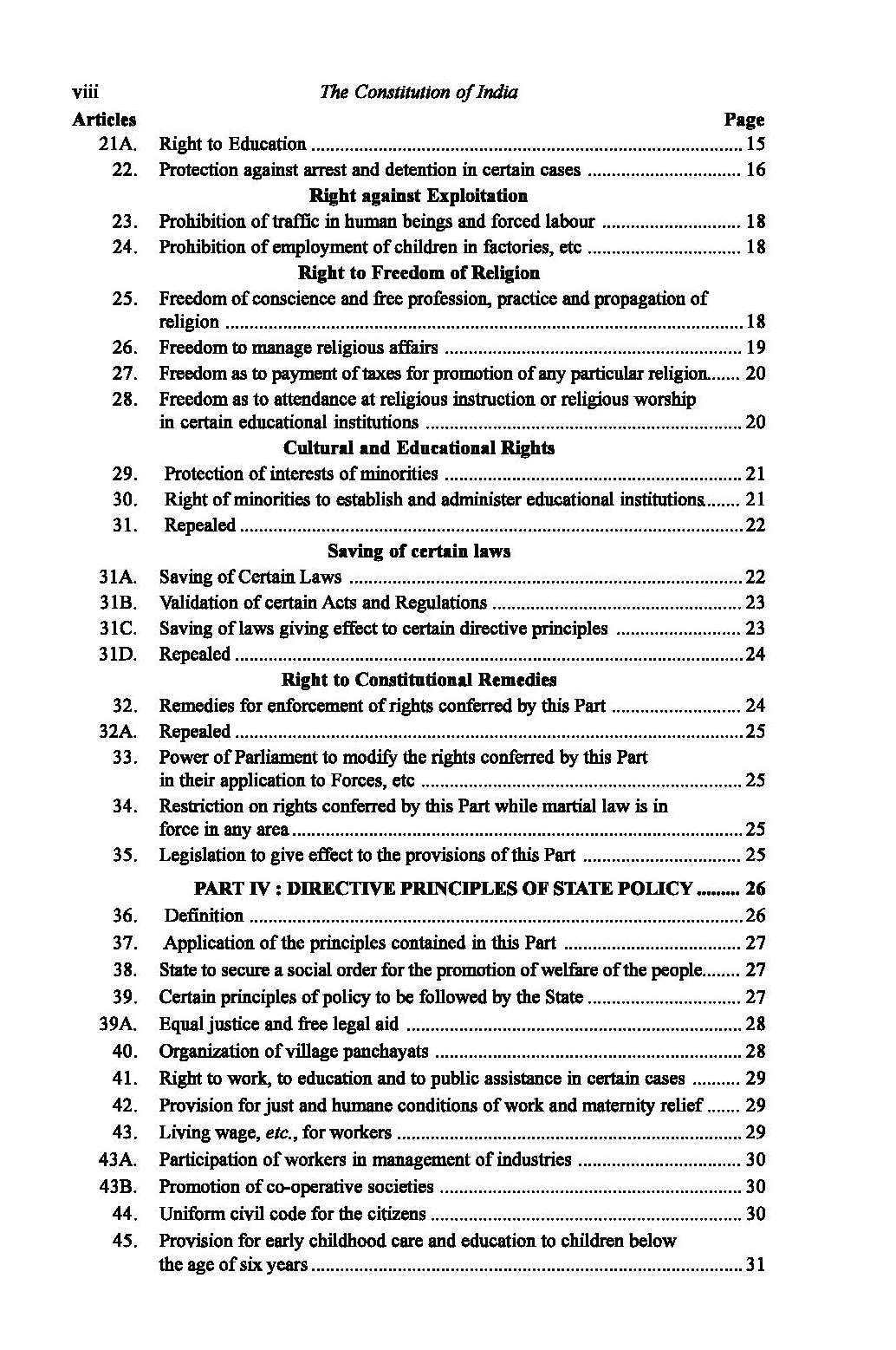 The Constitution of India Bare Act with Short Notes: Useful for Competitive Examinations - Image 6