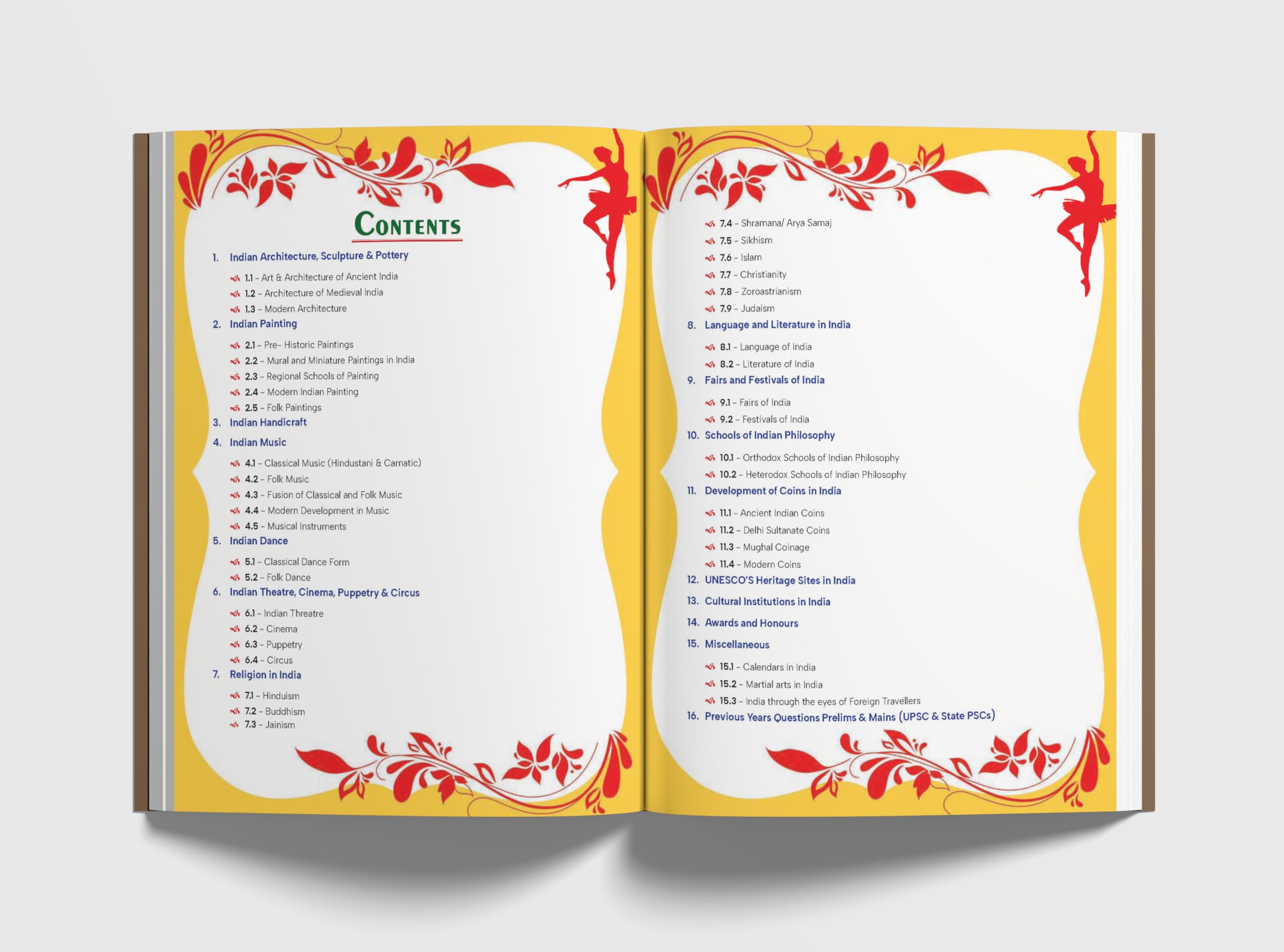 Disha Indian Art & Culture Simplified by Avadh Ojha for UPSC & State PSC Civil Services Exams 2nd Edition | 4 color Book Powered with Infographics, Mindmaps, Pictures & Tables - Image 6