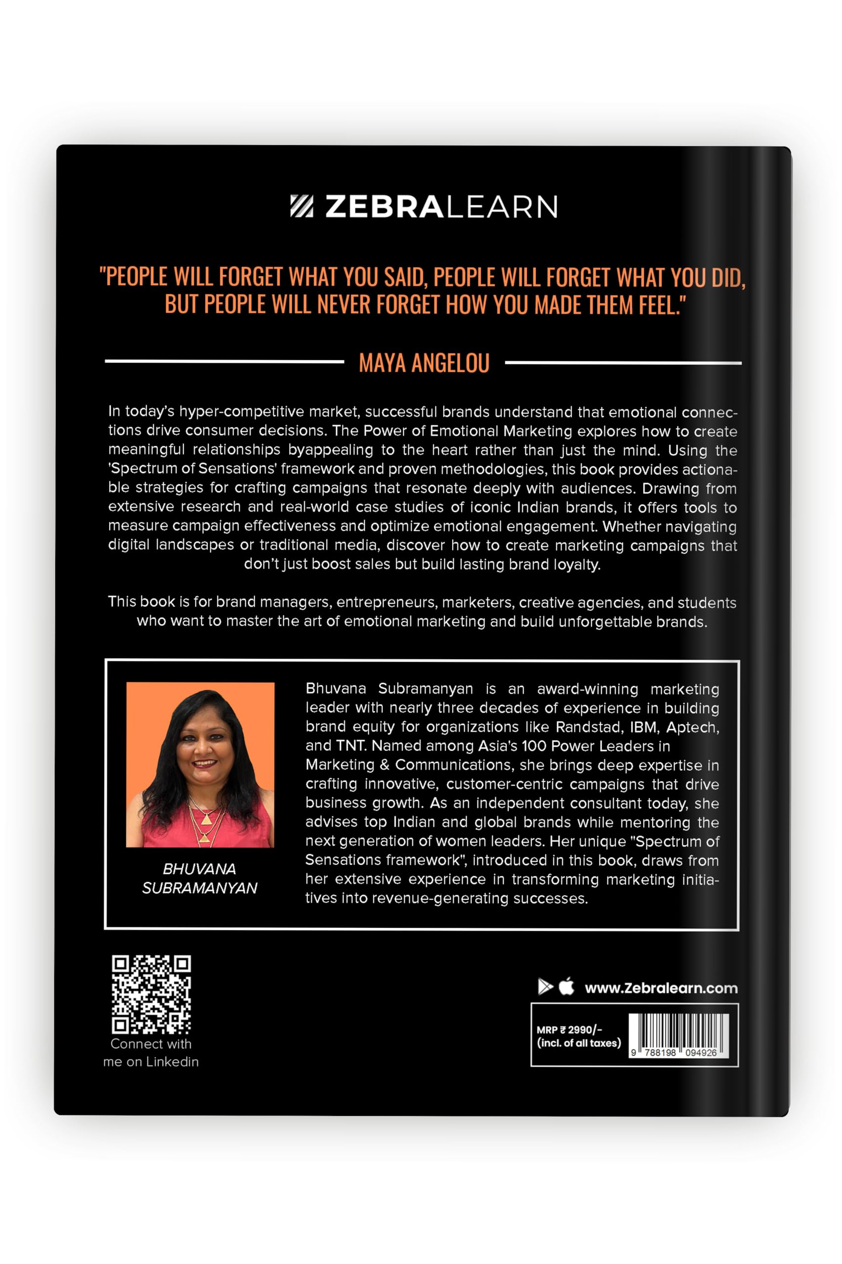 The Power of Emotional Marketing - Brands That Resonate by Bhuvana Subramanyan | 40+ Exclusive Marketing Tools & Templates | 100+ Real-World Case Studies & Examples | ZebraLearn Books - Image 2
