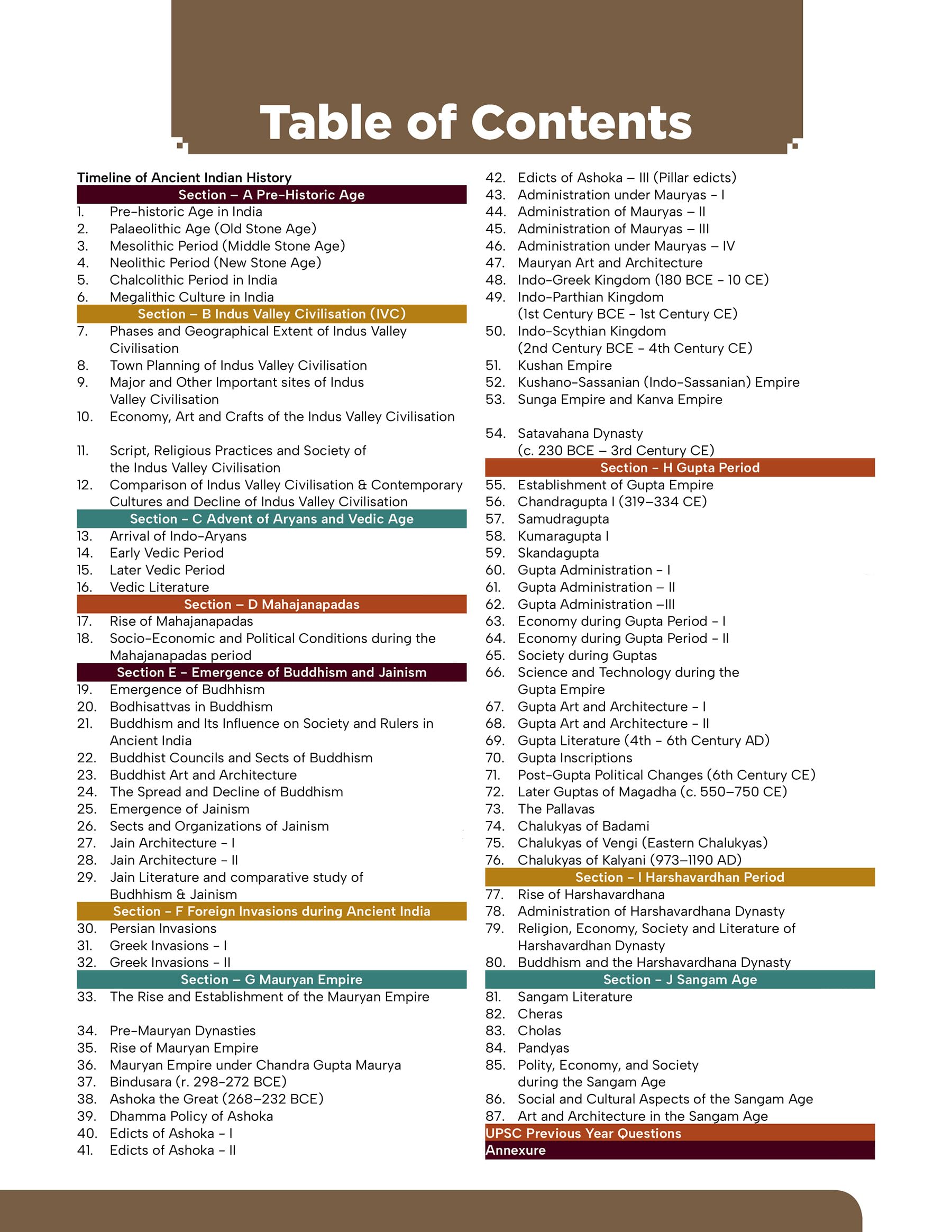 Disha Ancient History of India Simplified by Avadh Ojha for UPSC & State PSC Civil Services Exams | 4 color Book Powered with Infographics, Mindmaps, Pictures & Tables - Image 8