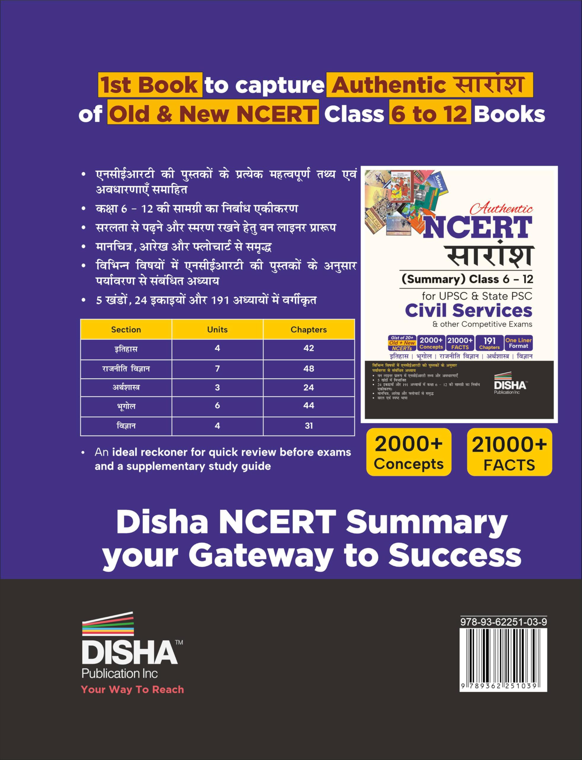 Authentic NCERT Saaransh (Summary) Class 6 to 12 for UPSC & State PSC Civil Services & other Competitive Exams Hindi Edition | Old & New NCERT General Studies | IAS Prelims & Mains - Image 9