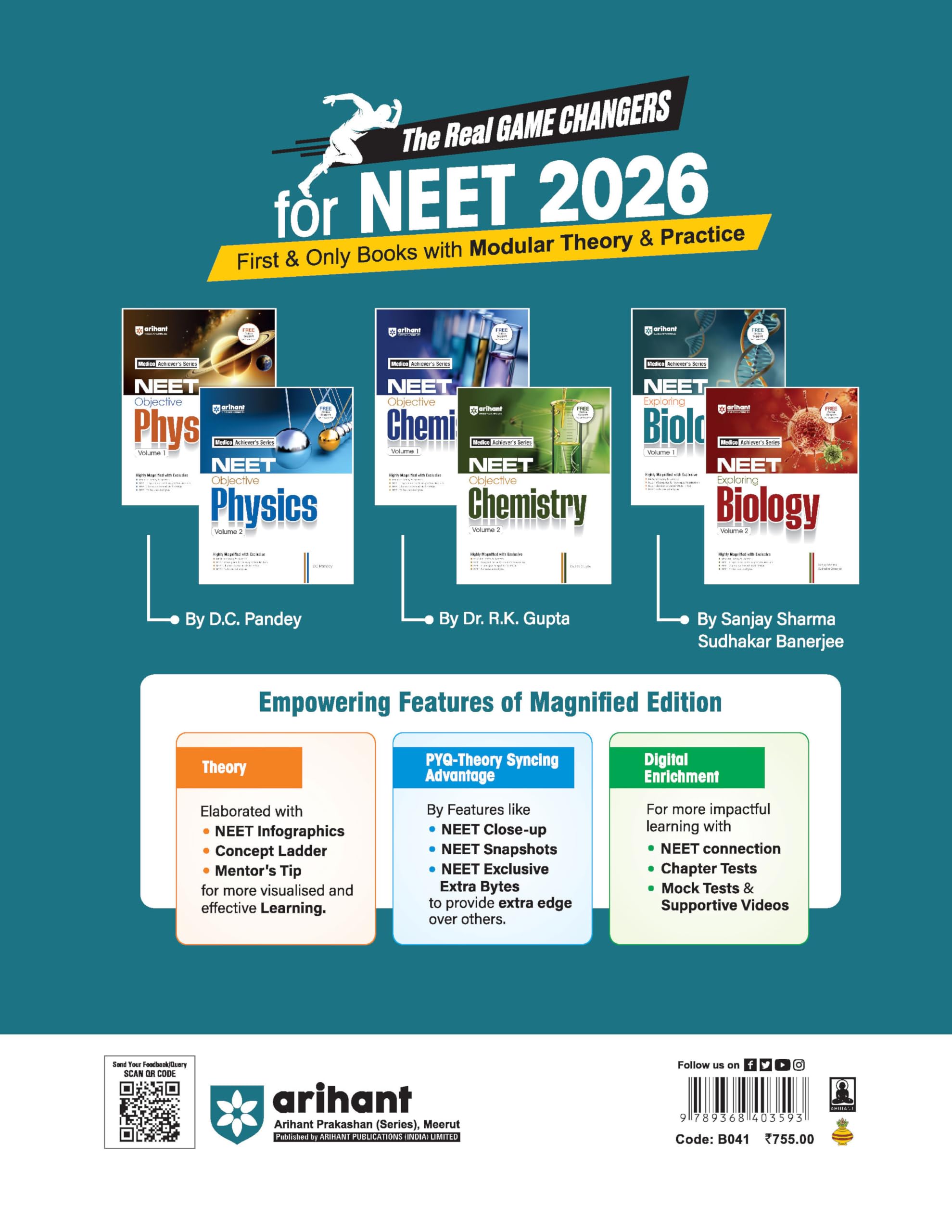 Arihant NEET Objective Biology Volume 1 | NEET Practice Set | With Modular Theory & Exercise MCQ Practice with PYQs, NEET Infographics & Theory Connect Tools | For Exam 2025-26 - Image 5