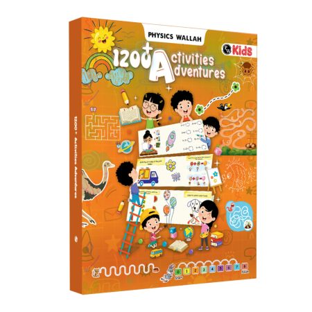 Physics Wallah PW Activities Book For Kids 4+ Years Old | 1200+ Adventure Activities | Puzzles, Mind Games, Maze and Challenges Designed Activity Book For Growing Kids For Endless Fun
