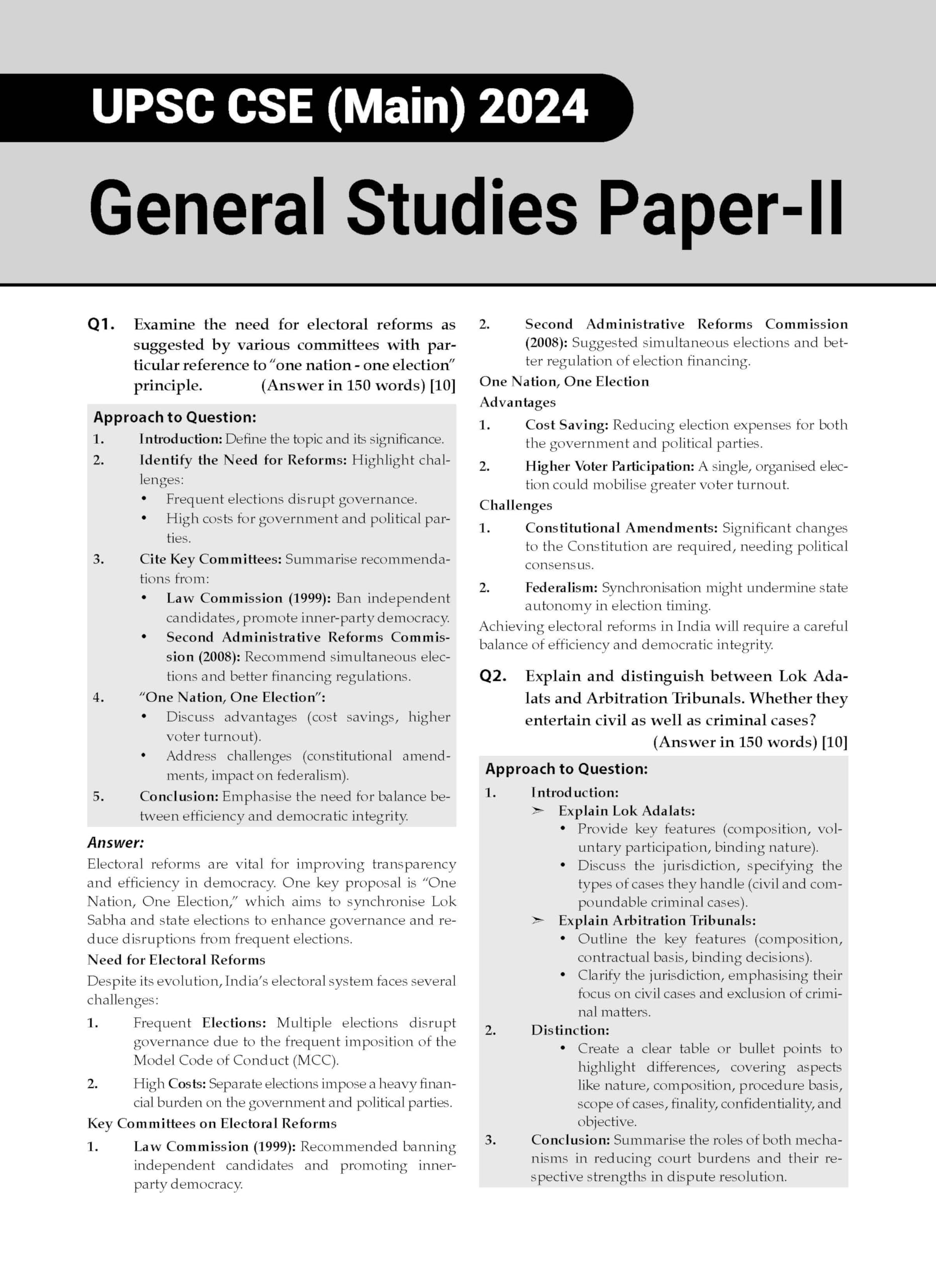 Oswaal UPSC CSE Mains 12 Years Solved Papers (2013-2024) General Studies For Civil Services Exams 2025 - Image 4