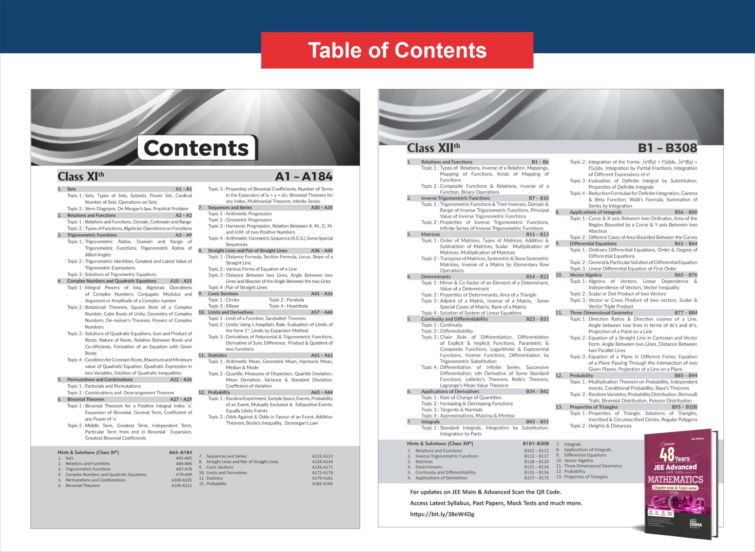 Disha Xclusive 48 Years JEE Advanced (1978 - 2025) Physics, Chemistry & Mathematics Chapter-wise & Topic-wise PYQs Book 4th Edition | Solved Papers Question Bank in NCERT Flow for JEE 2026 - Image 6