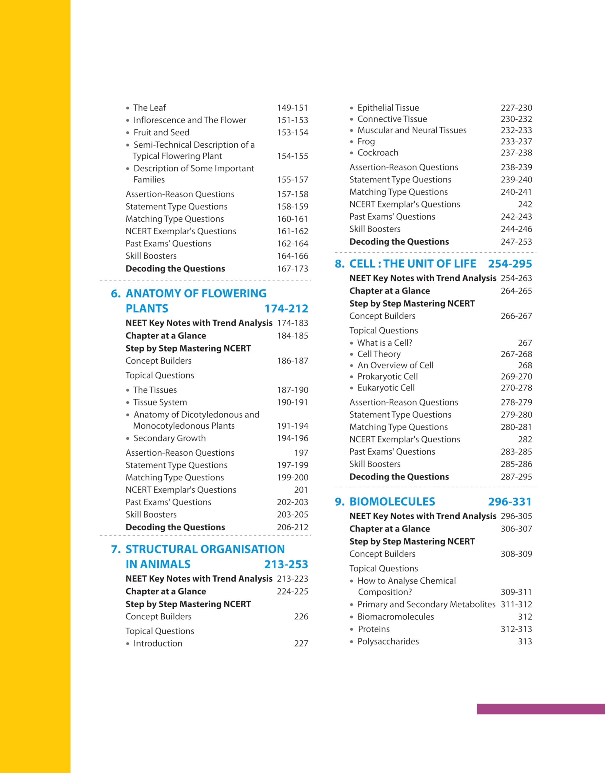 Arihant Master the NCERT Biology Class 11 for NEET (UG) 2026 | Line by Line MCQs from Latest NCERT Books | 2000+ Topicwise-Chapterwise MCQs | NCERT Notes With JEE Tracker, Concept Maps, PYQs & Video Explanations - Image 6