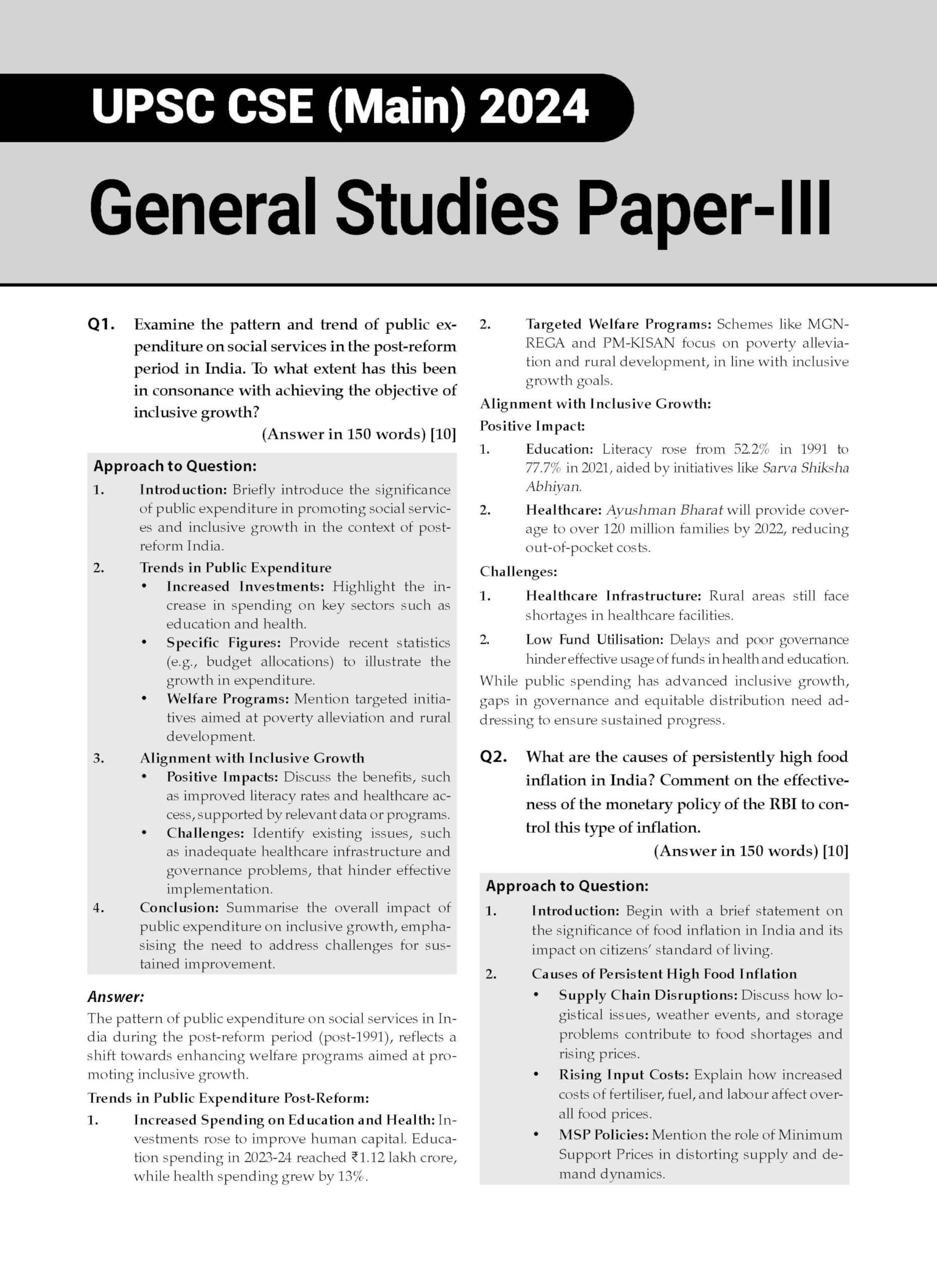 Oswaal UPSC CSE Mains 12 Years Solved Papers (2013-2024) General Studies For Civil Services Exams 2025 - Image 3