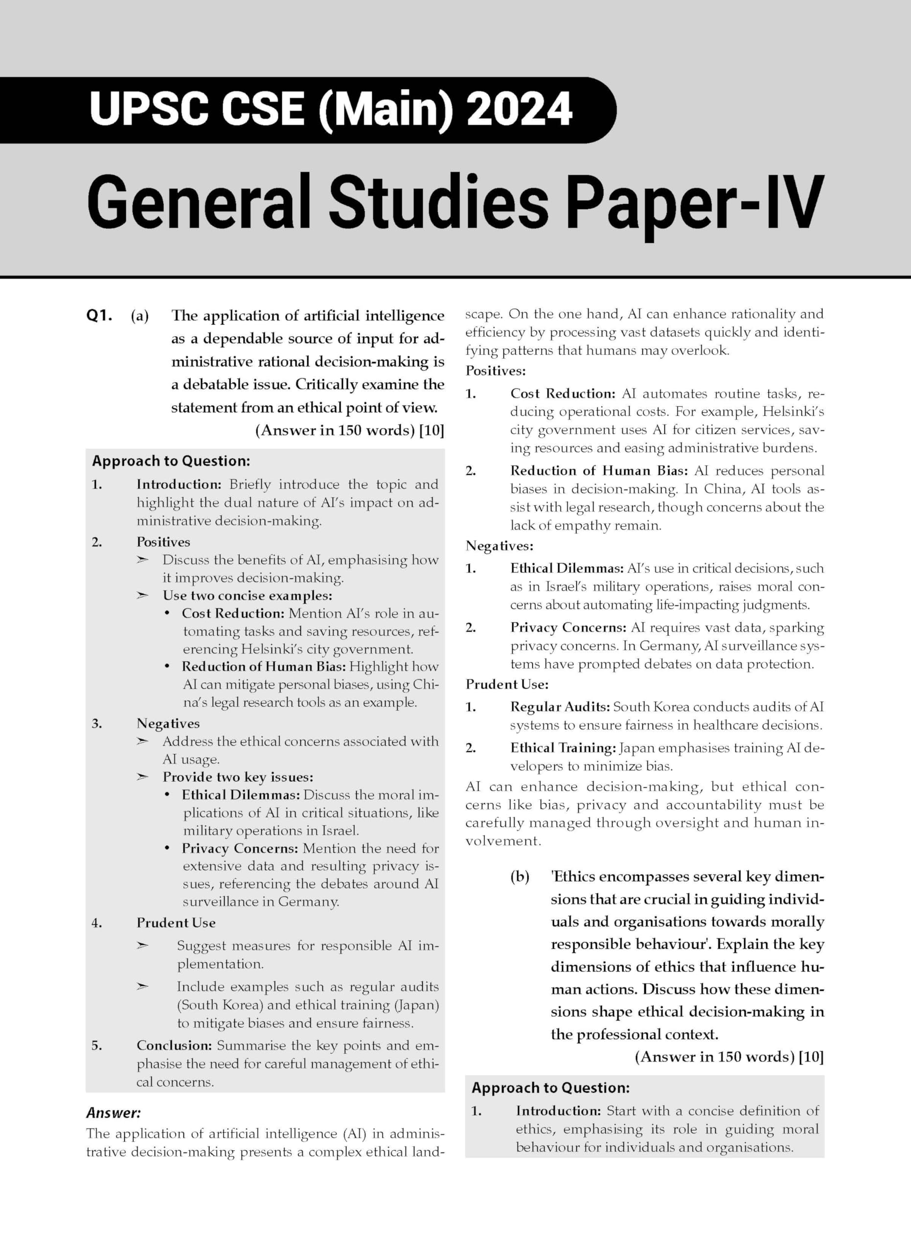 Oswaal UPSC CSE Mains 12 Years Solved Papers (2013-2024) General Studies For Civil Services Exams 2025 - Image 2